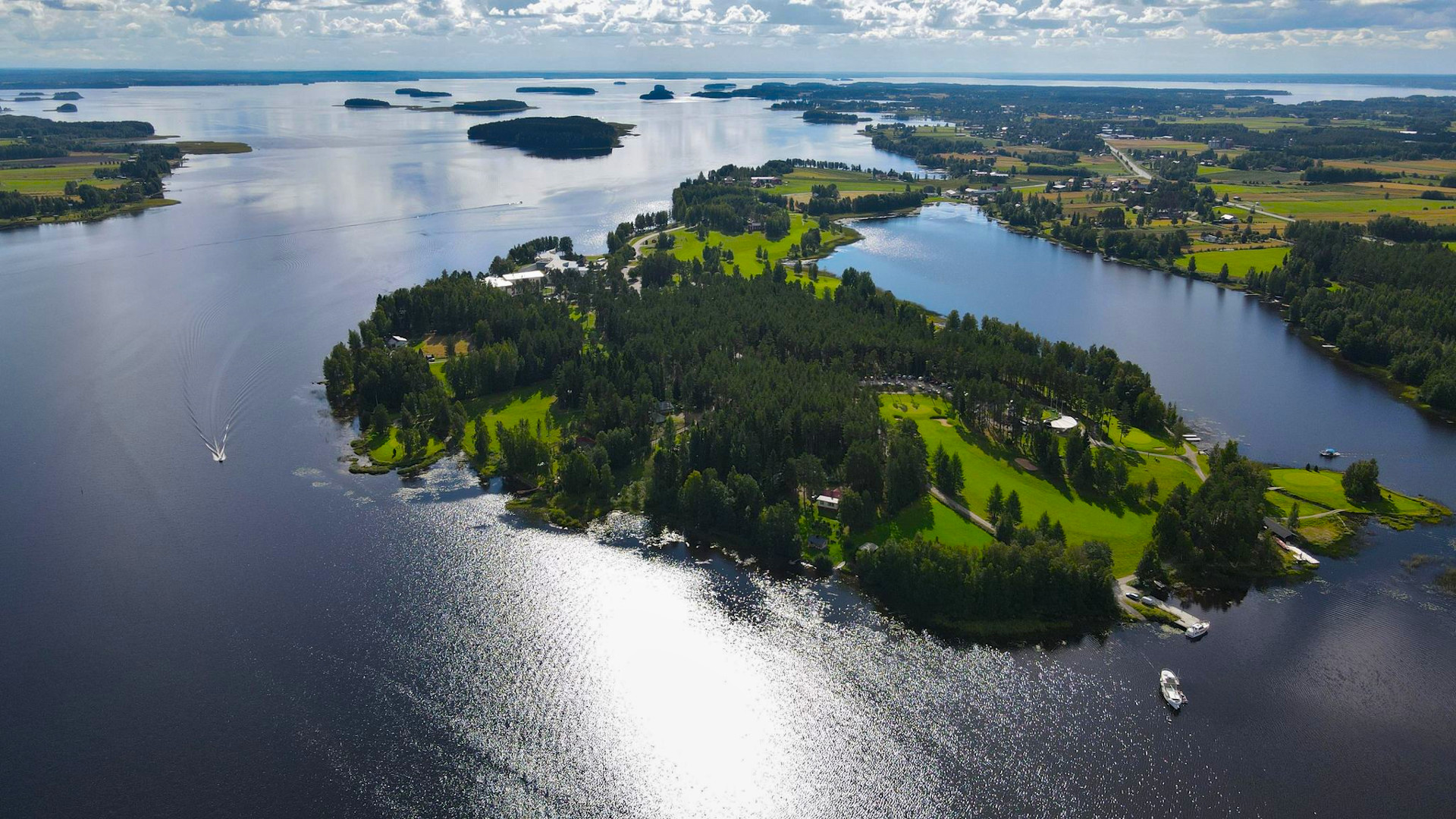 lappajarvi Ilmakuva nykälänniemestä